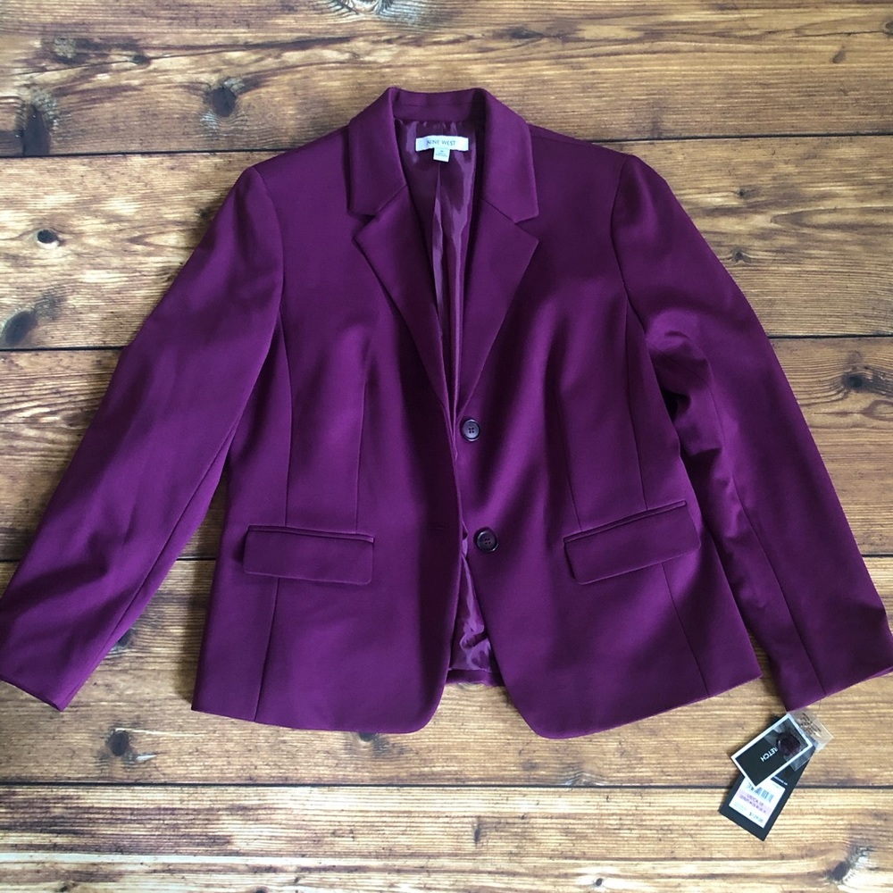 NWT Nine West Ladies Stretch Blazer